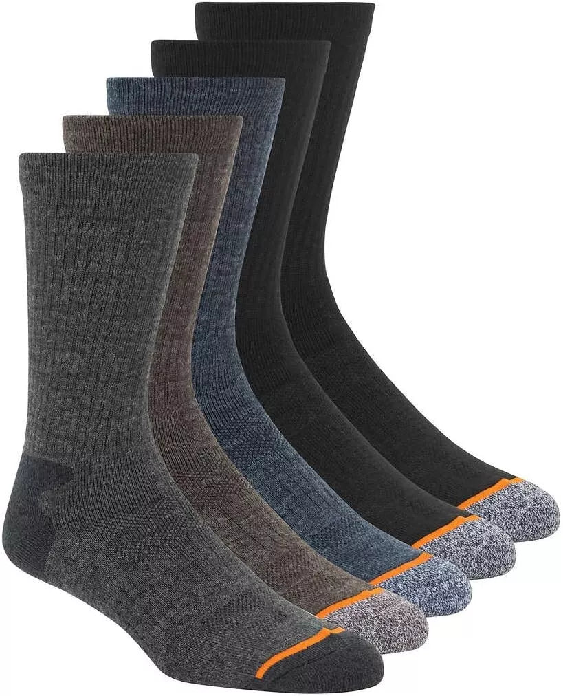 Weatherproof Vintage Men's Outdoor Crew Sock Multi colors