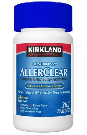 Kirkland Signature Non-Drowsy AllerClear Antihistamine 10 mg., 365 Tablets